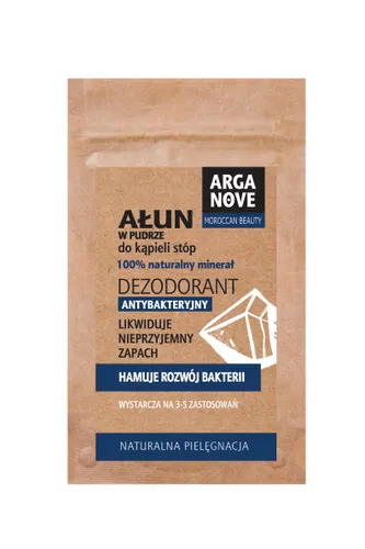 Arganove Eco ałun w pudrze do kąpieli stóp