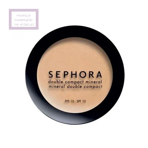 Sephora Double Compact Mineral SPF 10 (Kompaktowy podkład matujący 8h)