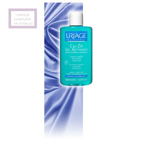 Uriage Cu - Zn, Gel Nettoyant (Żel myjący do skóry podrażnionej)