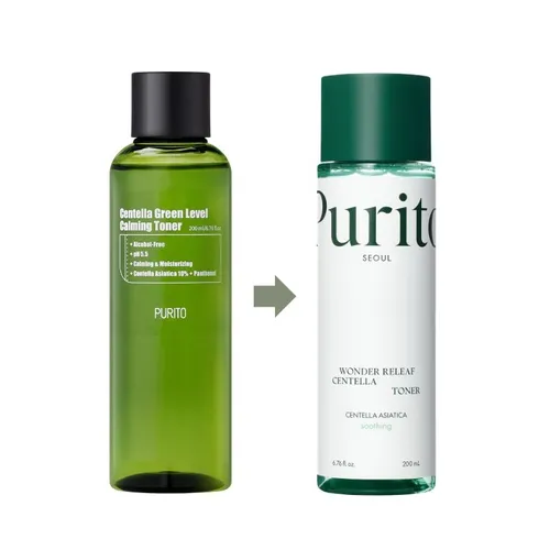 Purito Seoul Wonder Releaf Centella Toner (Łagodzący toner z ekstraktem z wąkroty azjatyckiej (nowa wersja))