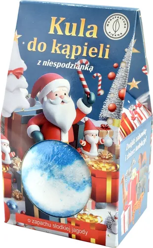 Manufaktura Piękna Świąteczna kula do kąpieli z niespodzianką (różne zapachy) - 1