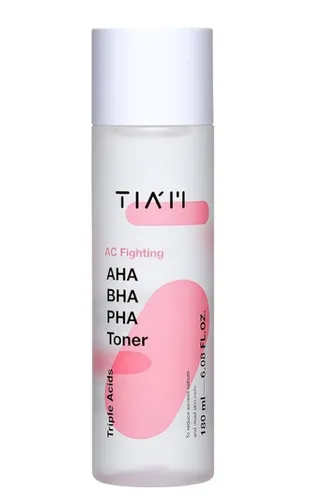 Tia'm AC Fighting AHA BHA PHA Toner (Tonik z kwasami do skóry problematycznej) - 1
