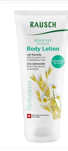 Rausch Herbaderm, Sensitive body Lotion with chamomile (Balsam do ciała z rumiankiem do skóry wrażliwej)