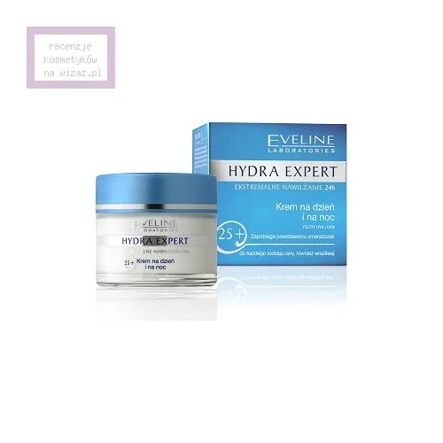 Eveline Cosmetics Hydra Expert, Extremalne Nawilżanie 24h, Krem na dzień i na noc 25+