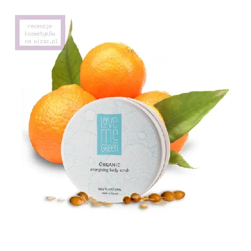 Love Me Green Organic Energising Body Scrub (Organiczny energetyzujący scrub - peeling do ciała)