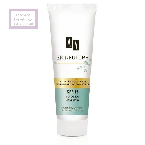 AA Skin Future, Nawilżający krem wygładzający koloryt SPF 15
