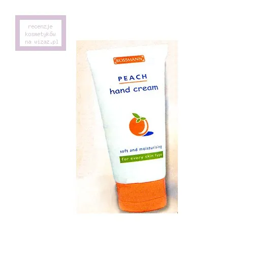 Rossmann Peach Hand Cream - soft and moisturising