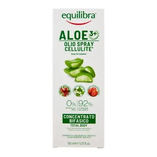 Equilibra Total Body, Aloe 3+ Oil Cellulite Spray (Antycellulitowy dwufazowy olejek do ciała w sprayu)