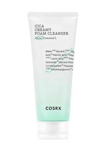 Cosrx Pure Fit Cica, Creamy Foam Cleanser (Oczyszczająca pianka do twarzy)