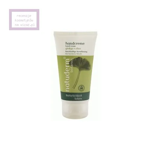 Natuderm Botanics Handcreme Ginkgo & Olive (Krem do rąk `Ginkgo biloba i oliwa z oliwek`)
