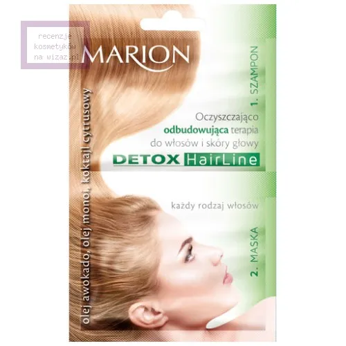 Marion Detox HairLine, Oczyszczająco-odbudowująca terapia do włosów i skóry głowy