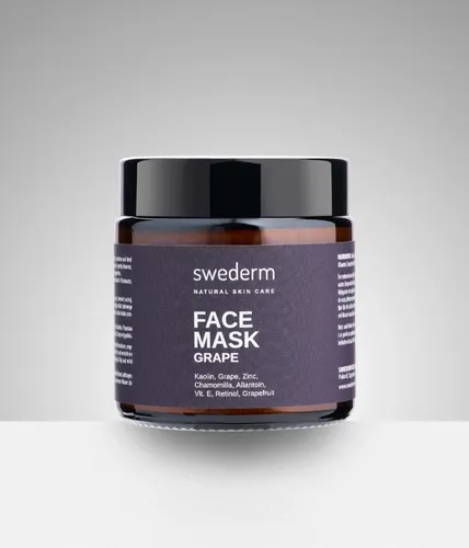 Swederm Grape, Face Mask (Winogron, Rewitalizująca maska do twarzy)