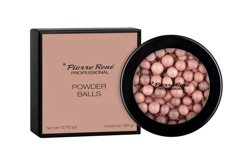 Pierre Rene Powder Balls, Brązująco-rozświetlający puder w kulkach