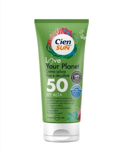 Cien Sun, Love Your Planet, Krem do opalania SPF50