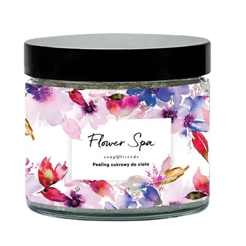 Soap & Friends Flower Spa, Cukrowy peeling do ciała