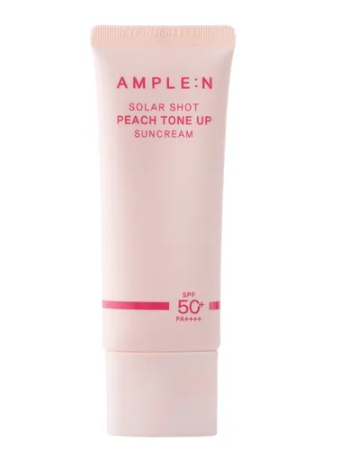Ample:N Solar Shot, Peach Tone Up Sun Cream SPF50+ PA++++ (Tonujący krem do twarzy SPF50+PA++++)