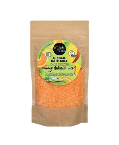 Organic Shop Mango Daiquiri Mood, Mineral Bath Salt (Sól do kąpieli)