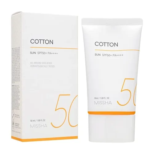 Missha Cotton Sun, Krem Ochronny SPF50+
