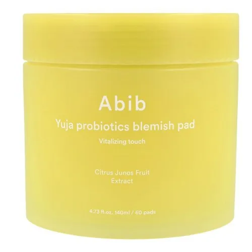 Abib Yuja Probiotics Blemish Pad Vitalizing Touch (Rozświetlające płatki do twarzy)