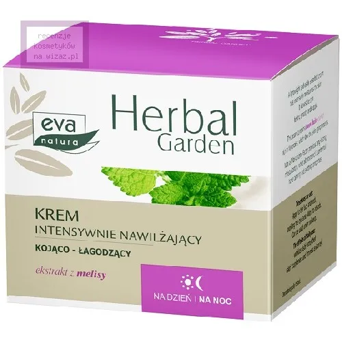 Eva Natura Herbal Garden, Krem intensywnie nawilżający na dzień i na noc z ekstraktem z melisy