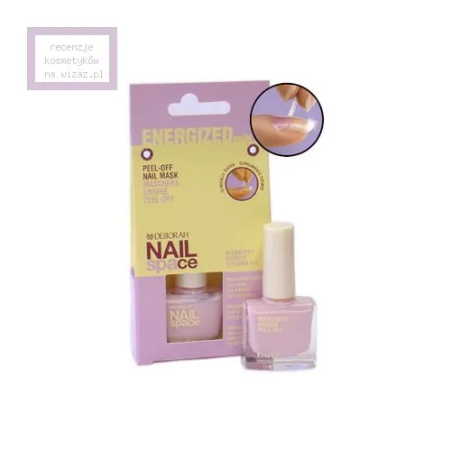 Deborah Nail Space, Energized Nails, Peel - Off Nail Mask (Maska - peeling do paznokci peel - off)