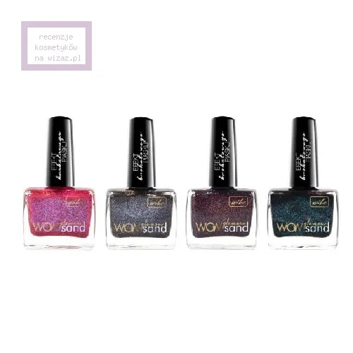 Wibo WOW Glamour Sand Effect (Lakier do paznokci z efektem brokatowego piasku) (stara wersja)