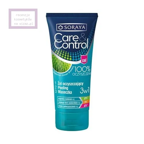 Soraya Care & Control, Żel oczyszczający, peeling i maseczka 3 w 1
