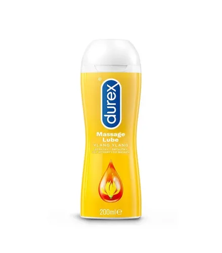 Durex Sensual Massage Ylang Ylang, Lube Gel, (Ylang Ylang, Zmysłowy żel intymny i do masażu 2w1)