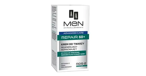 AA Men Advanced Care, Repair 60+, Krem do twarzy regenerująco-wzmacniający