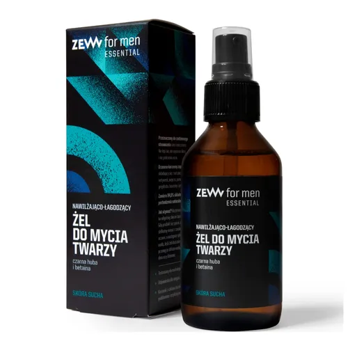 Zew For Men Essential, Nawilżająco-łagodzący żel do mycia twarzy
