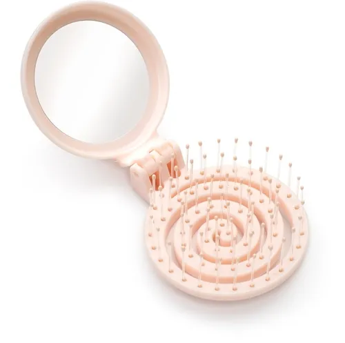 Ewa Schmitt 3D Flexi, Mini szczotka do włosów z lusterkiem