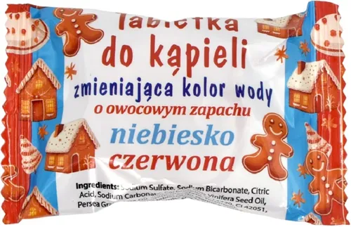 Manufaktura Piękna Świąteczne tabletki do kąpieli zmieniające kolor wody o zapachu owocowym (różne rodzaje) - 2