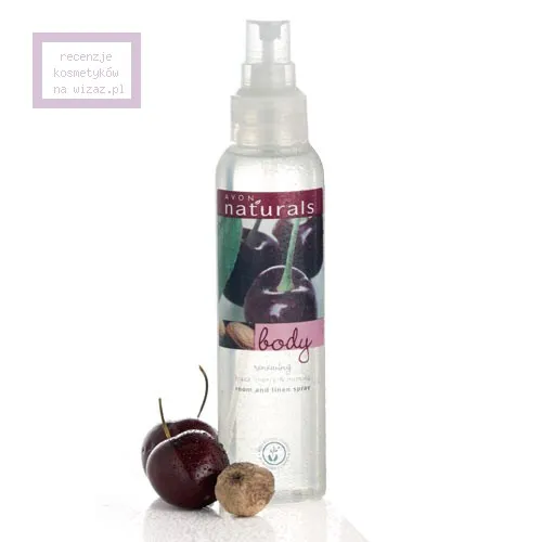Avon Naturals, Black Cherry & Nutmeg, Scented Spritz (Mgiełka do ciała `Czereśnia i gałka muszkatałowa`) - 2