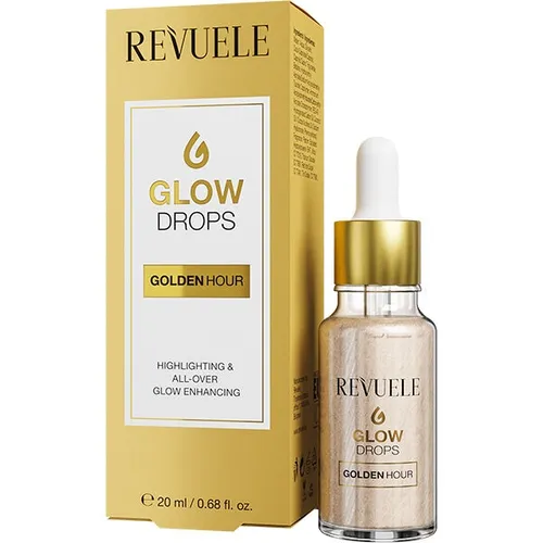 Revuele Golden Hour, Glow Drops (Rozświetlacz do twarzy i ciała)