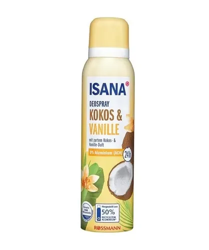 Isana Kokos i wanilia, dezodorant w spray'u
