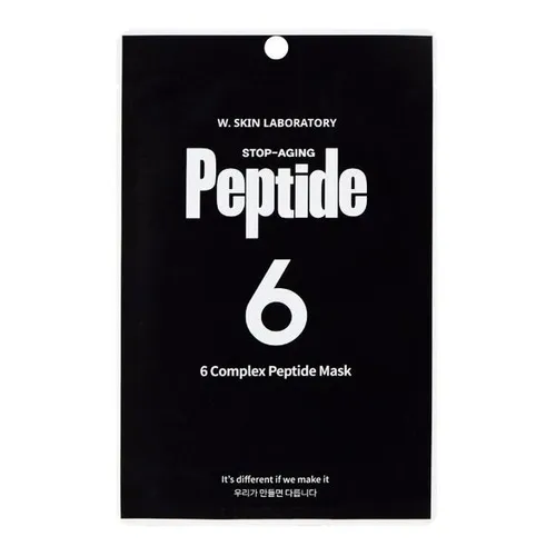 W. Skin Laboratory Stop-Aging, 6 Complex Peptide Mask (Maska przeciwstarzeniowa w płachcie z peptydami)