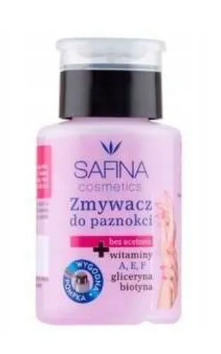 Safina Pielęgnujący zmywacz do paznokci z pompką