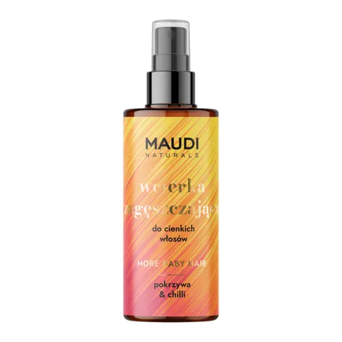 Maudi Naturals More Baby Hair, Pokrzywa i Chilli, Wcierka zagęszczająca do cienkich włosów