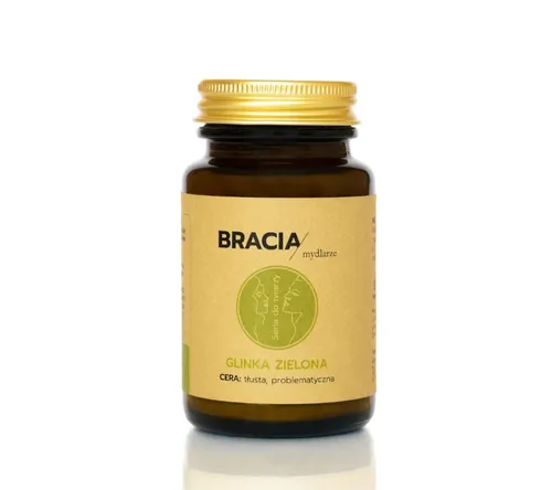 Bracia Mydlarze Glinka zielona maseczka na trądzik i nadprodukcję sebum