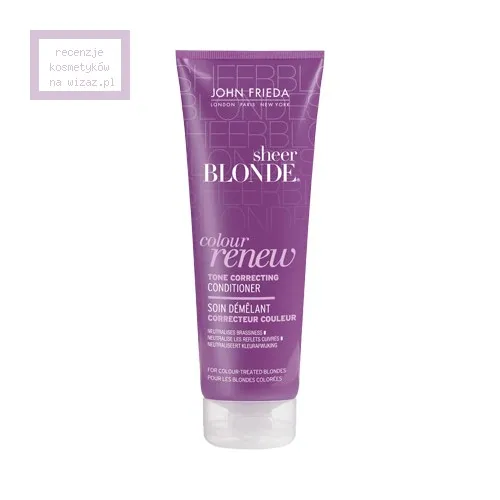 John Frieda Sheer Blonde, Colour Renew Tone Correcting Conditioner (Odżywka korygująca odcień do włosów siwych i blond)