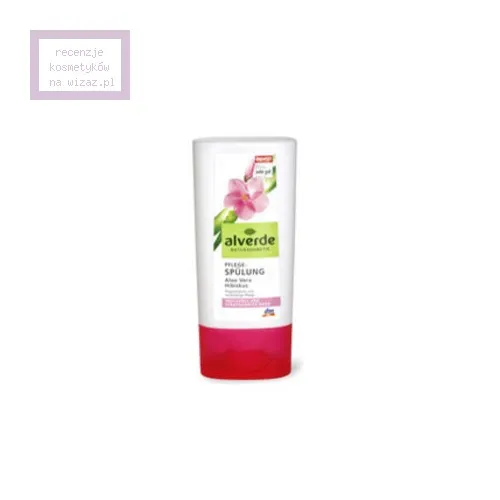 Alverde Aloe & Hibiskus, Pflege-Spulung (Odżywka do włosów suchych i zniszczonych z aloesem i hibiskusem)