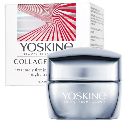 Yoskine Collagen Laser, Extremly Firming Night Treatment (Ekstremalnie ujędrniający krem do twarzy na noc)