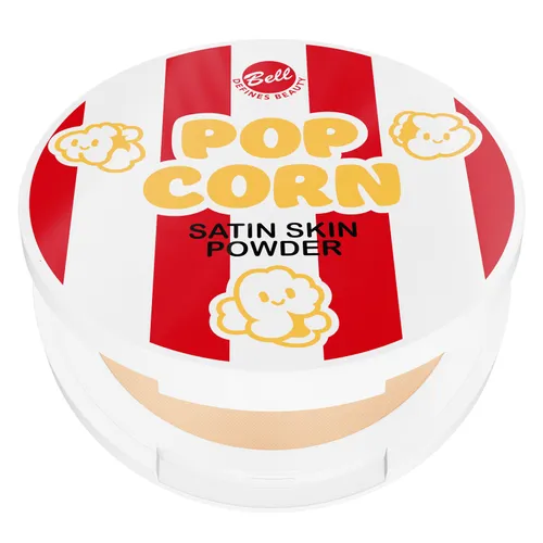 Bell Popcorn, Satin Skin Powder (Satynowy prasowany puder do twarzy)