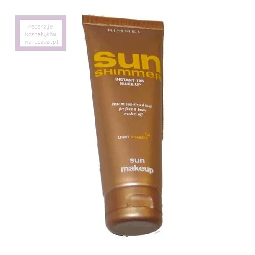 Rimmel Sun Shimmer, Face & Body Instant Tan Make-Up (Żel-krem brązujący do twarzy i ciała)