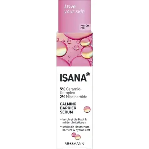 Isana Love Your Skin,  Calming Barrier Serum (Serum z ceramidami)