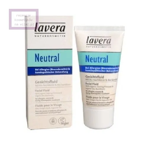 Lavera Neutral, Gesichtsfluid (Fluid do twarzy z bio-wiesiołkiem i bio-rokitnikiem)
