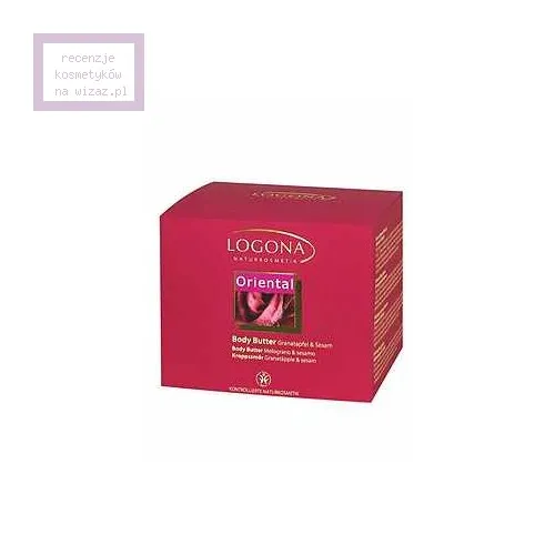 Logona Oriental, Body Butter Granatapfel & Sesam (Masło pielęgnacyjne do ciała `Owoc granatu & sezam`)