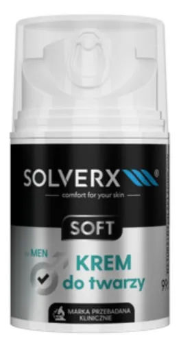 Solverx Men, Soft, Krem do twarzy