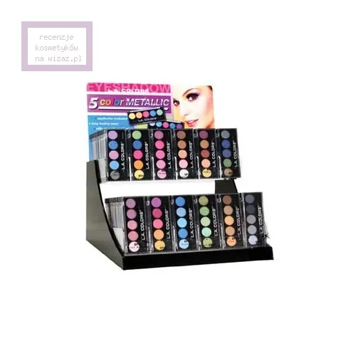 L.A. Colors 5 Color Metallic Eyeshadow (Paleta 5 cieni do powiek)