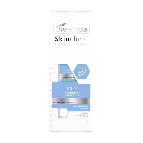Bielenda Skin Clinic Professional, Krem barierowo-ochronny z lipidami SPF50